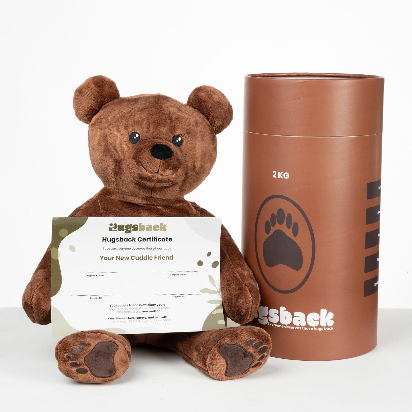 Beer – Verzwaringsknuffel - Hugsback - Verzwaarde knuffel