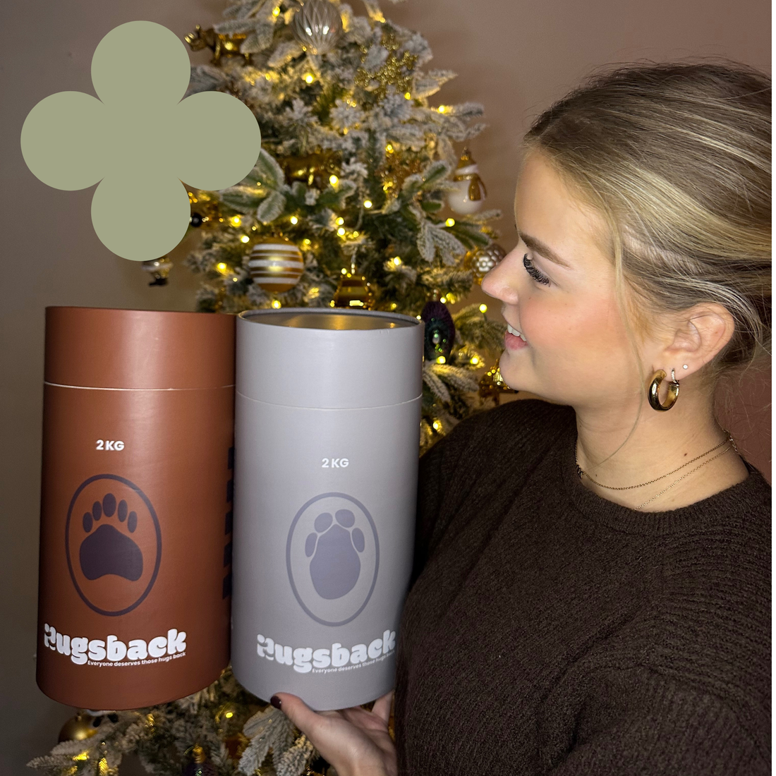 Hugsback luxe lieve verzwaarde knuffels verpakking van beer en olifant