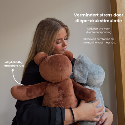 Ours en peluche lesté - Hugsback - Peluche lestée