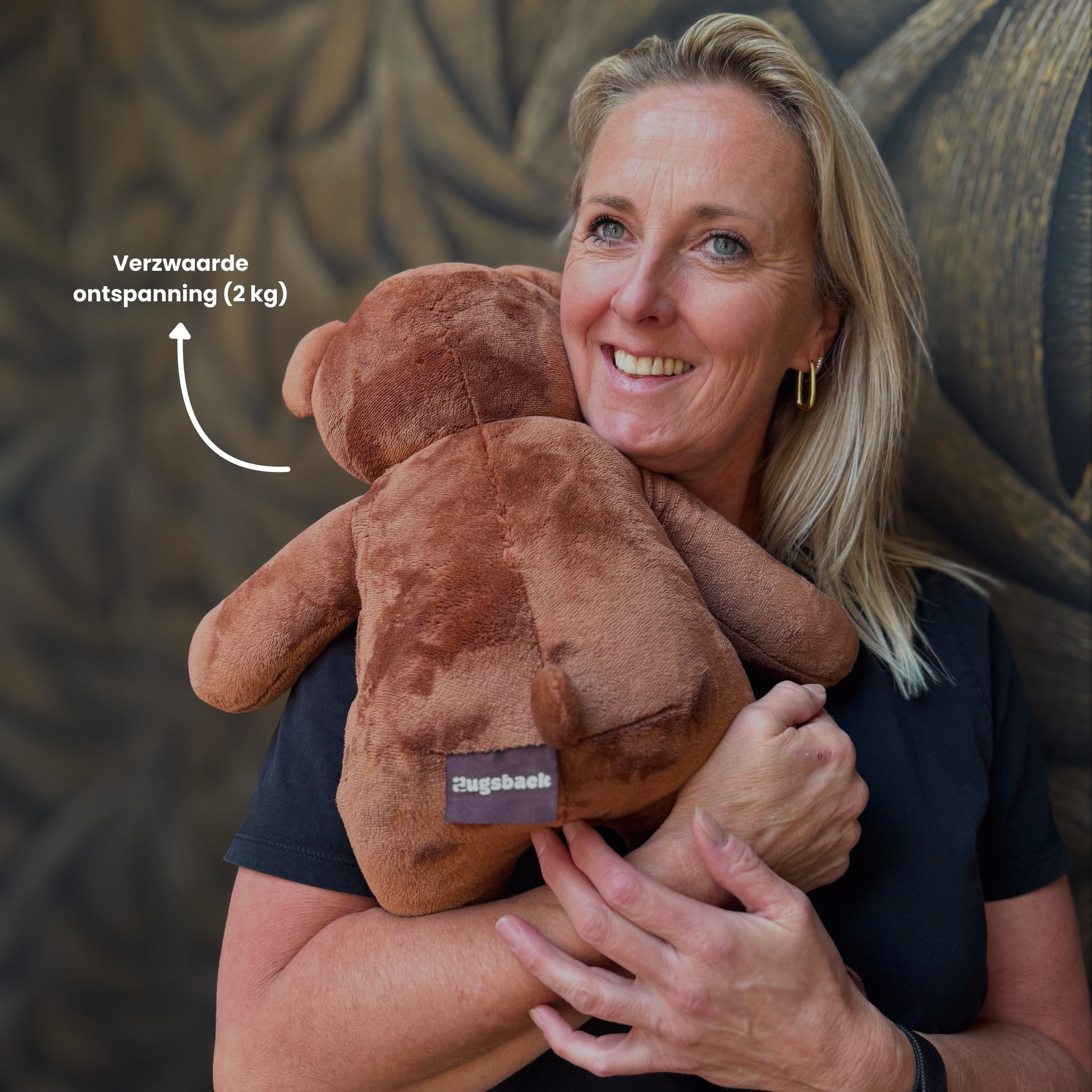 Ours en peluche lesté - Hugsback - Peluche lestée