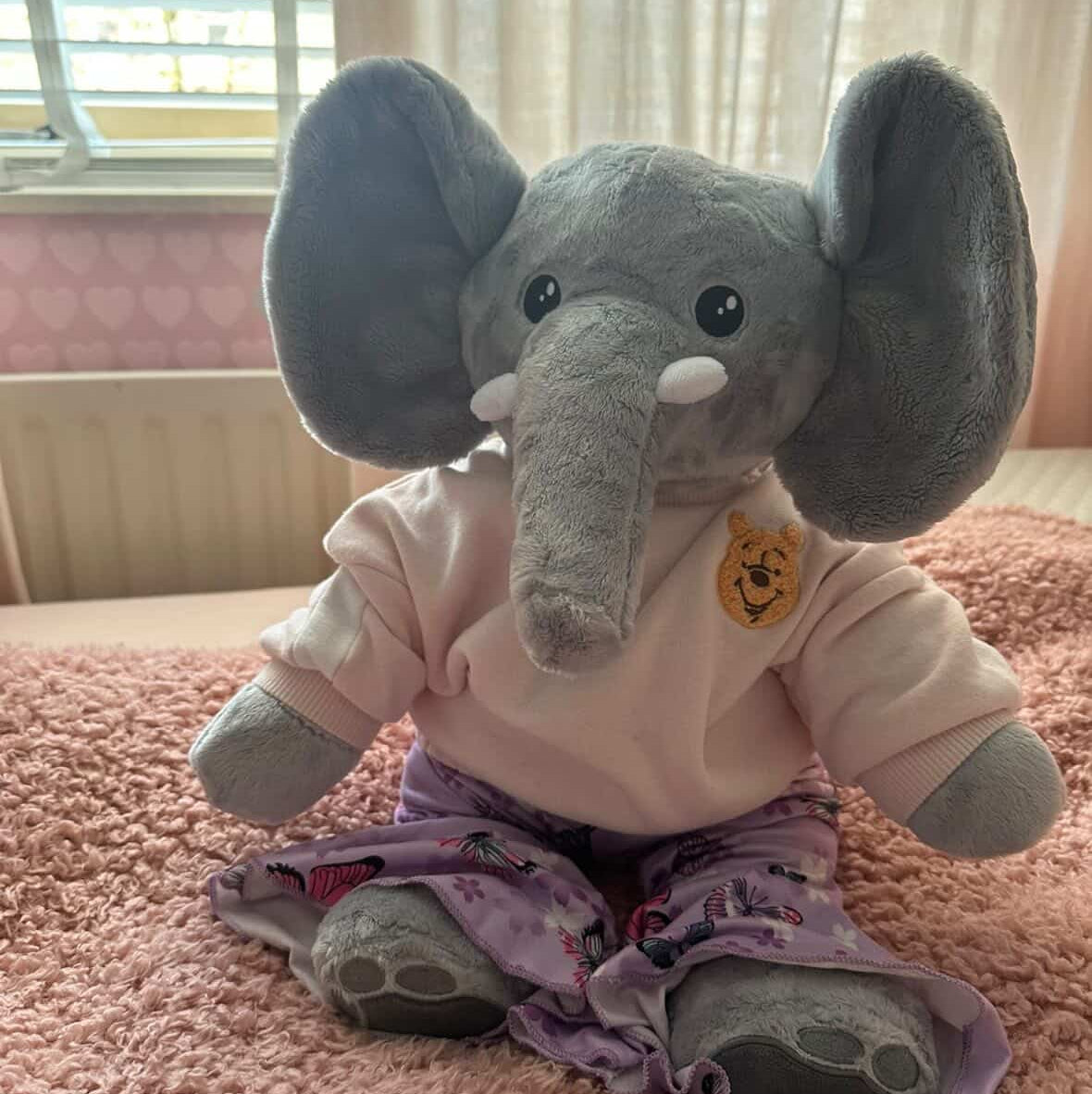 Hugsback peluche ponderata elefante, la più bella peluche ponderata da 2 kg, la migliore peluche ponderata da 2 kg