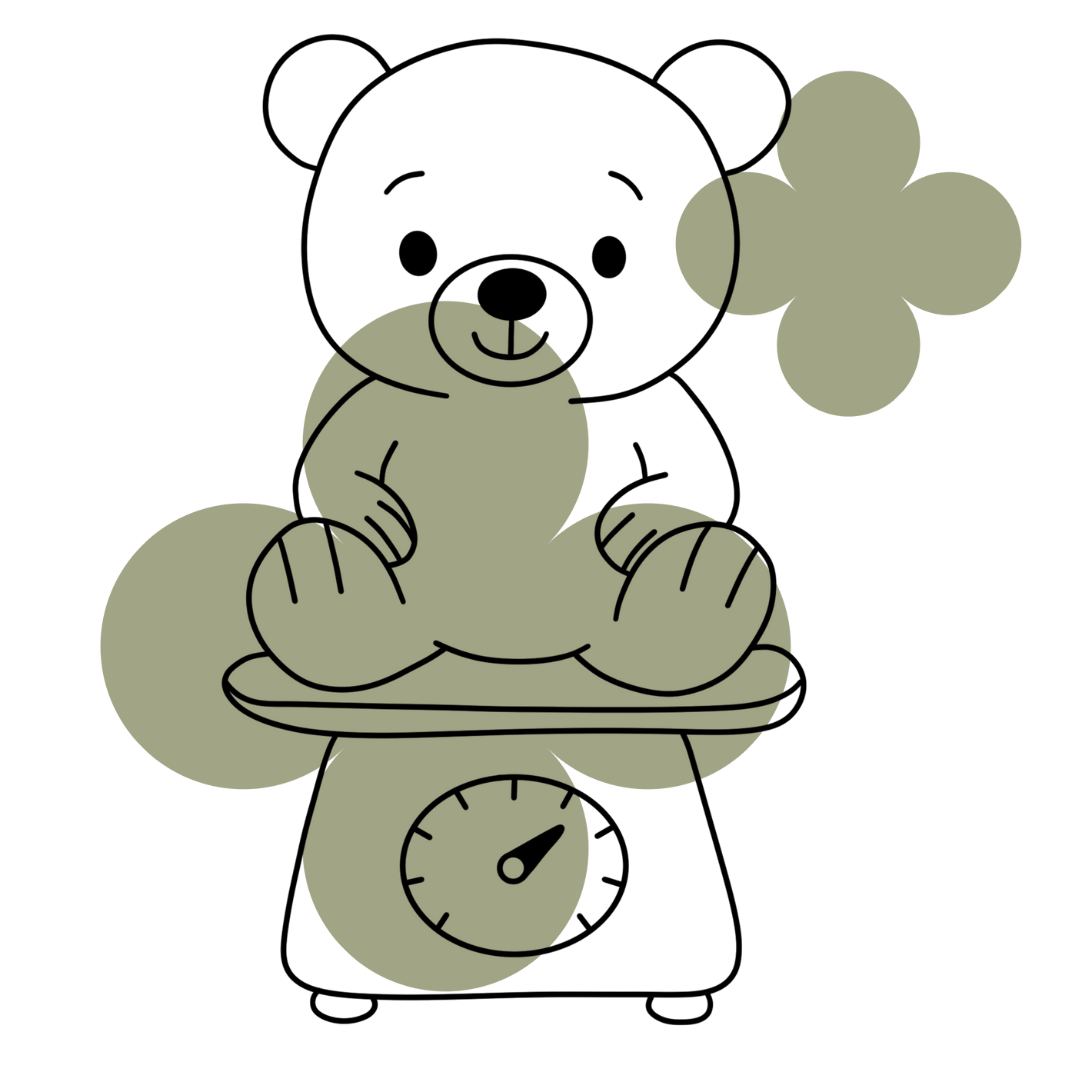 Een kalmerende Hugsback-knuffelbeer met zacht gewicht die helpt spanning los te laten, rust brengt in je lichaam en een warme, veilige omhelzing uitstraalt.