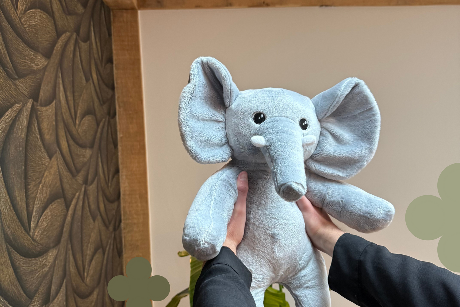 Zware knuffels Hugsback olifant 2kg