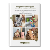 Voorkant van de Hugsback Rustgids met tips voor meer rust, comfort en geborgenheid