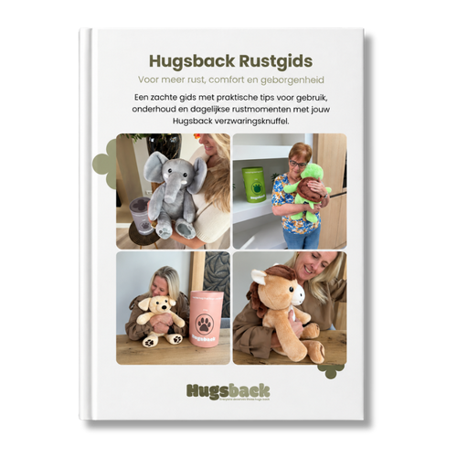 Forsiden af Hugsbacks roguide med tips til mere ro, komfort og tryghed