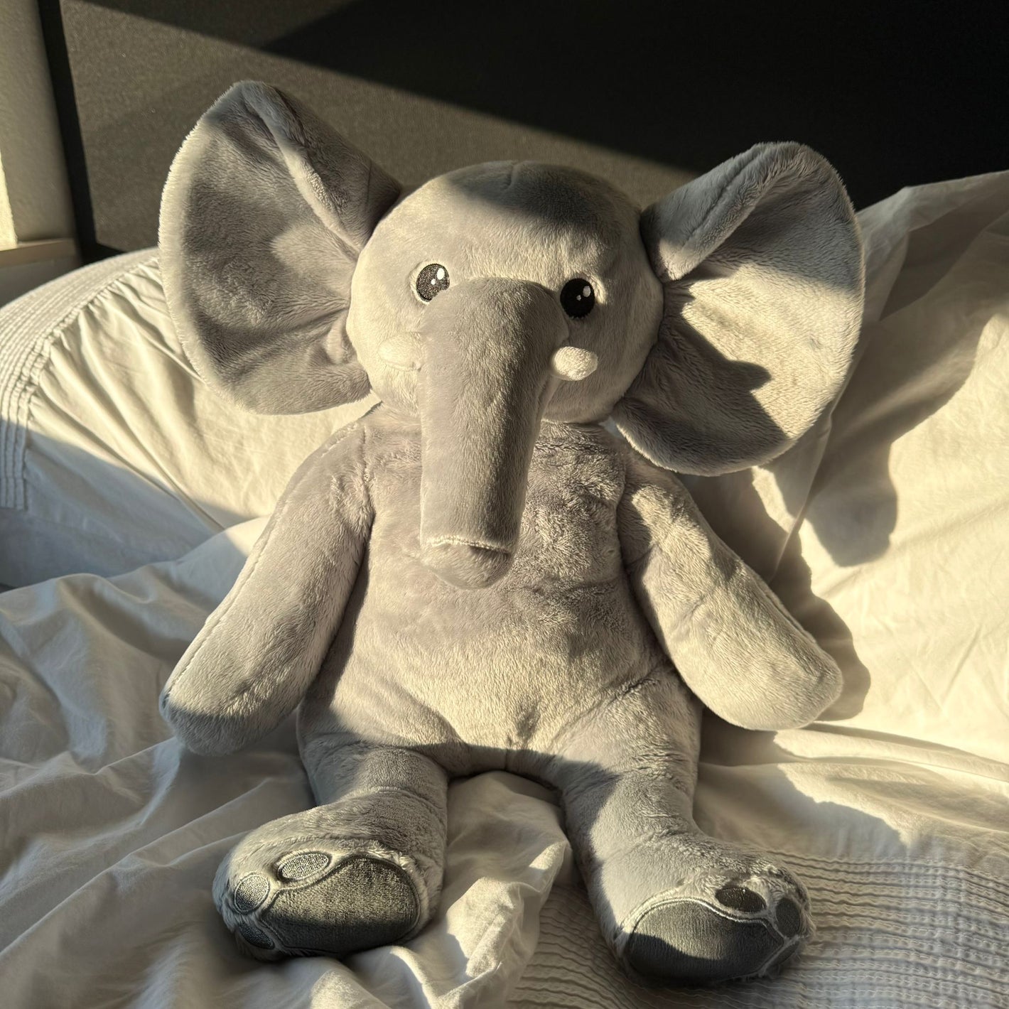 Hugsback verzwaringsknuffel olifant, de mooiste verzwaarde knuffel 2 kg, de beste verzwaringsknuffel van 2 kg