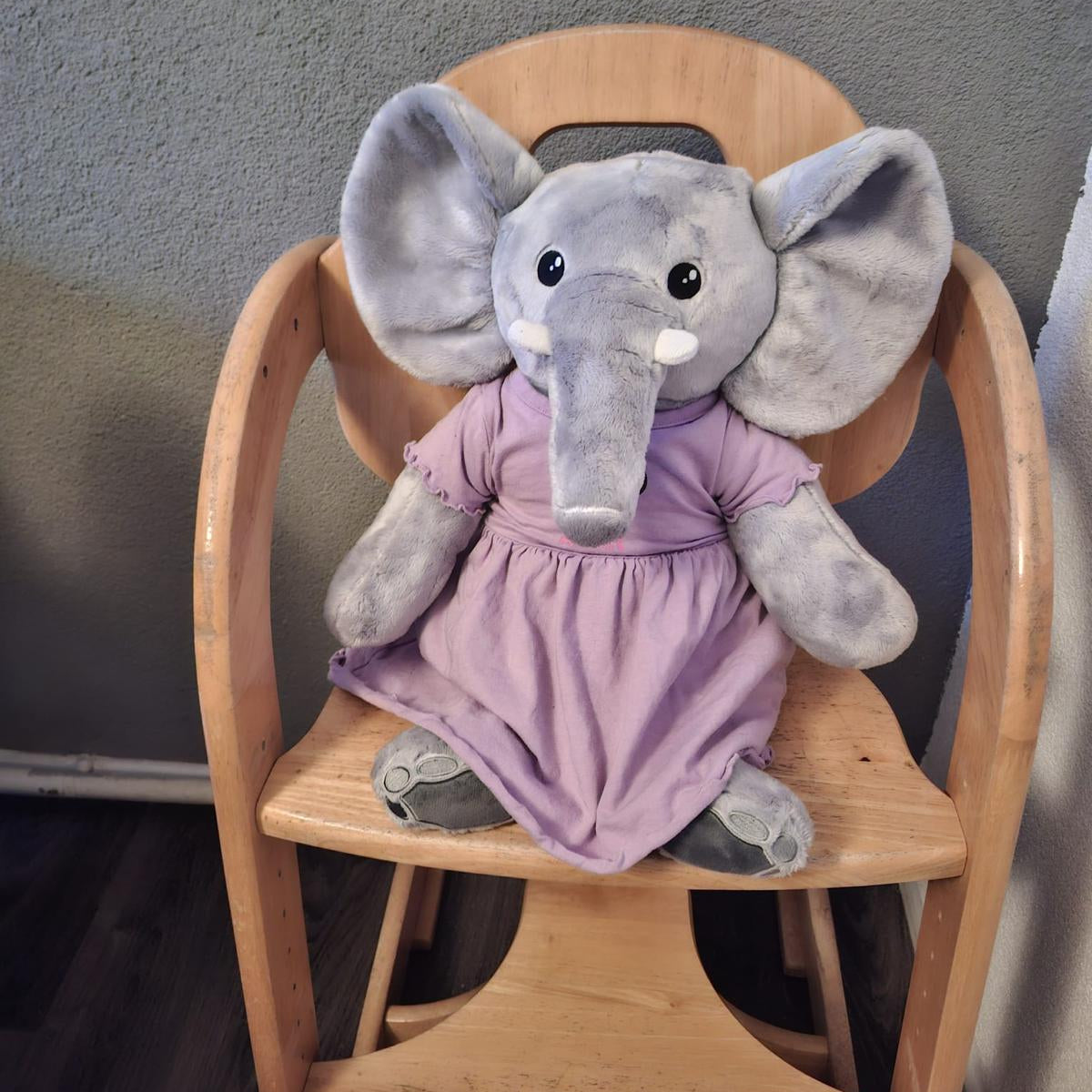 Hugsback tyngdgosedjur elefant