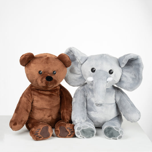 Beer + Olifant – Verzwaringsknuffel