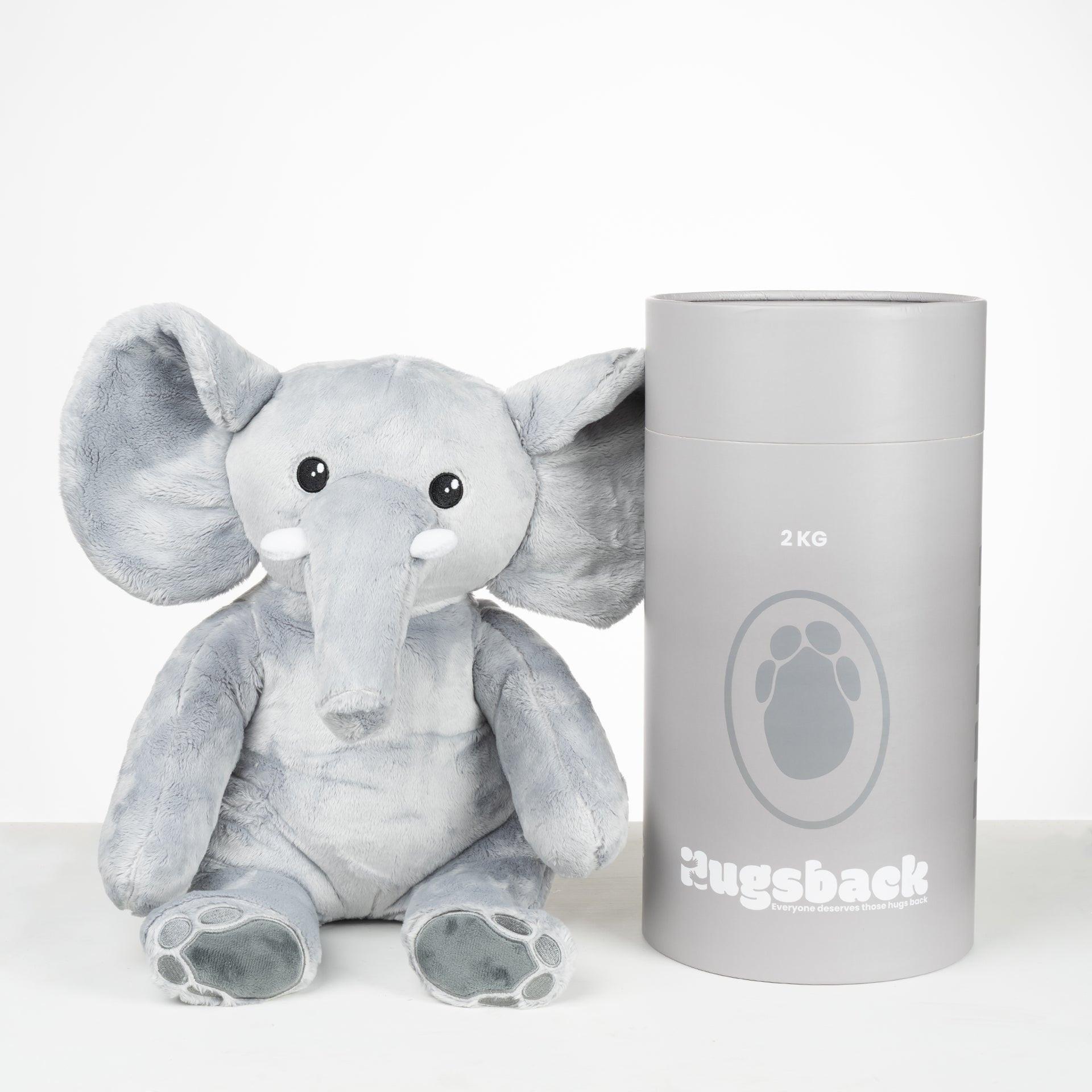Olifant – Verzwaringsknuffel - Hugsback - Verzwaarde knuffel