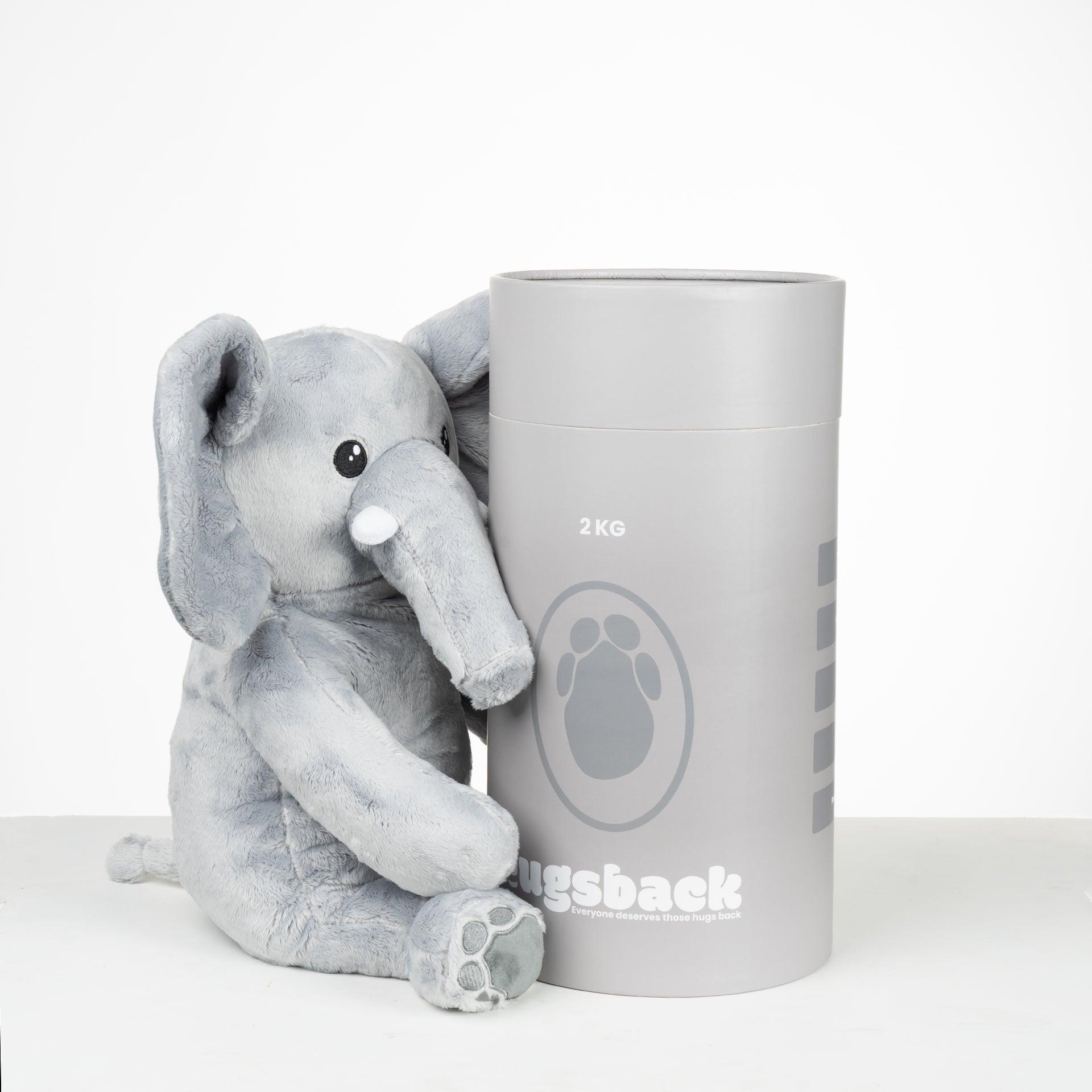 Olifant – Verzwaringsknuffel - Hugsback - Verzwaarde knuffel