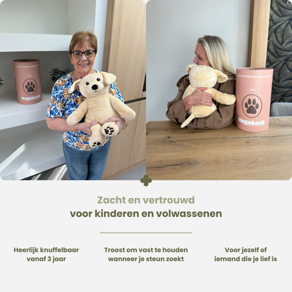 Tyngdebamsen hund er velegnet til børn fra 3 år og voksne