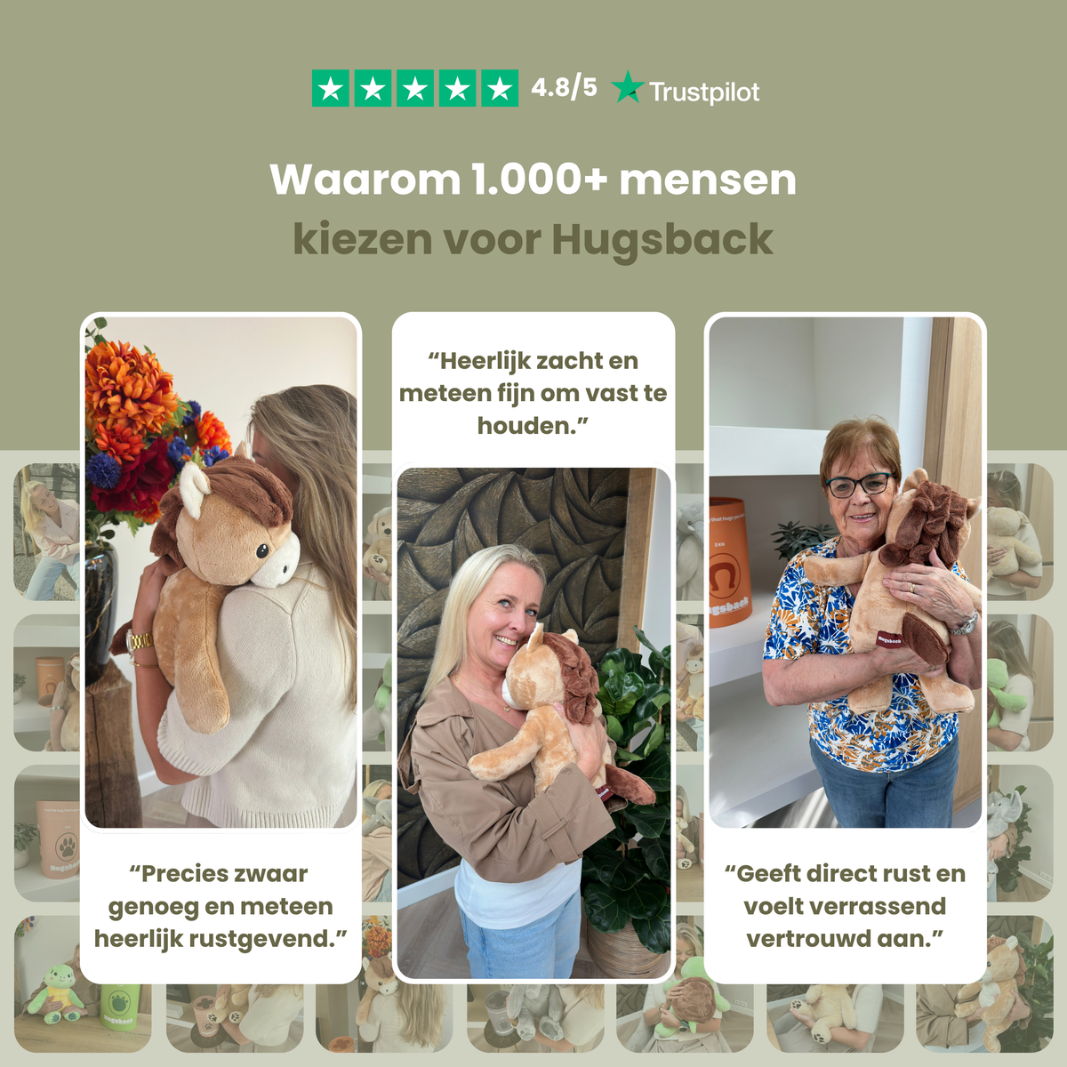 Kundeanmeldelser af tyngdebamsen hest, bedømt med 4,8 ud af 5 på Trustpilot