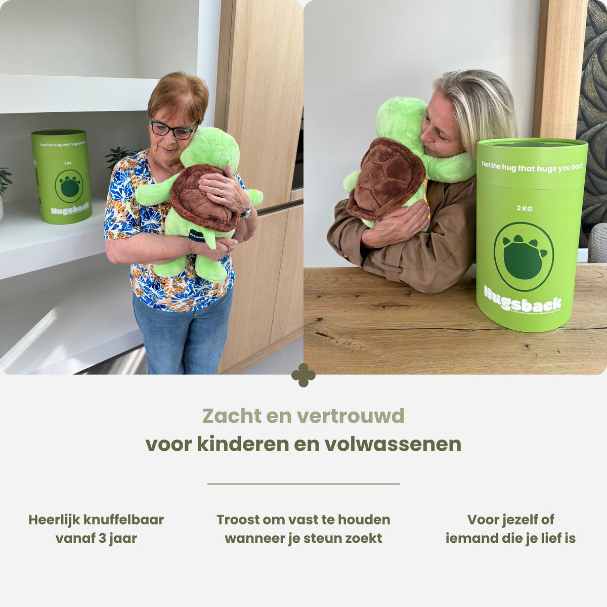Tyngdebamsen skildpadde er velegnet til børn fra 3 år og voksne